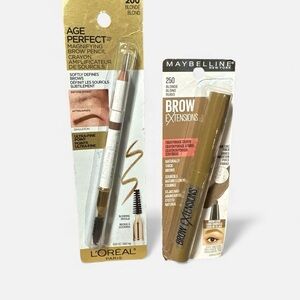 Blonde Brow Duo | L’Oréal Age Perfect Brow Pencil + Maybelline Brow Extensions